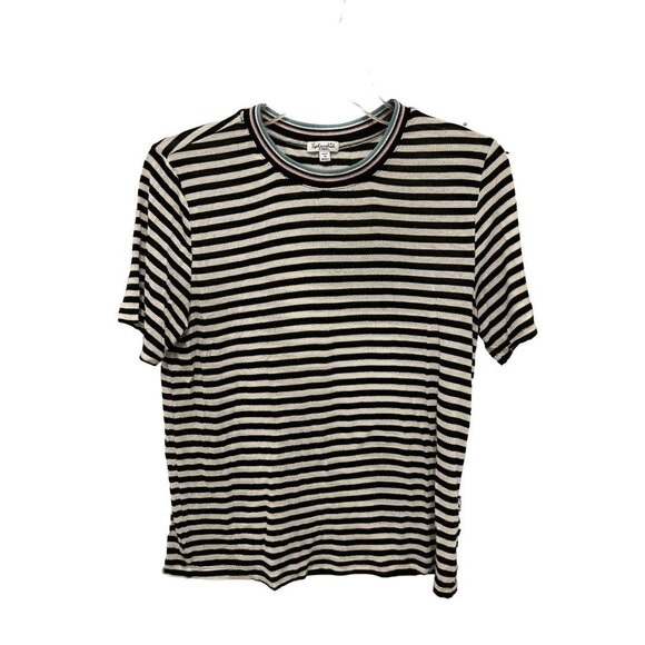 Women's XSmall Splendid Nautical Tee Tshirt Cotton Spandex - Picture 4 of 6